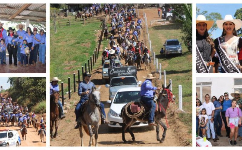 Confira imagens da cavalgada da 11ª Expovale; a festa começou em Vale do Paraíso-RO 