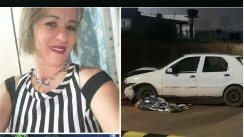 Em RO, mulher de motoneta morre na hora ao ser atingida por carro